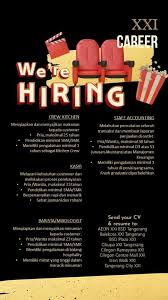 Ramai yang tidak tahu bahawa aeon icash adalah pinjaman peribadi islamik yang patuh syariah sepenuhnya. Lowongan Kerja Besar Besaran Cinema Xxi Tangerang Cilegon Info Loker Serang