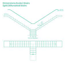 Split Stairs Bifurcated Stairs In 2021 Stairs Elements And Principles Built Environment