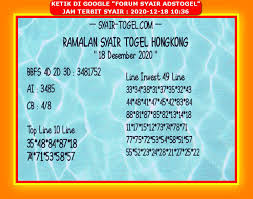 1 New Message Kode Syair Hongkong 18 Desember 2020 Forum Syair Togel Hongkong Singapura Sydney