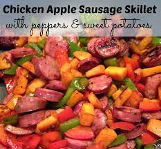 If the glaze hardens before you need to use it, gently reheat it (or keep it warm on a very low burner). Simply Made With Love Chicken Apple Sausage Skillet Ii Clean Eating Chicken Recipes Clean Recipes