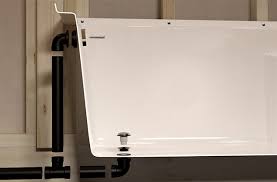 Thread the locknut onto the drain body and install the drain body add the friction washer and beveled gasket. Install A Tub And Shower New Construction Rona