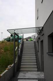 Glas Vordach Mit Edelstahl Coberturas Pinterest