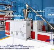 PVC Marble sheet machine / making extrusion / pvc wall panel ...