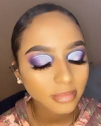 Layer jd glow opal on top of nymph to soften the copper and orange tones with a flat shader brush.; Updated 30 Striking Purple Eyeshadow Looks August 2020