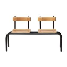Vintage Annees50 Banc Bancdecole Tubulaire Kids Ecole Vintage Banc Vintage