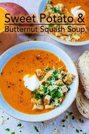 Sweet Potato And Butternut Squash Soup Recipe Squash Soup Recipe Soup Maker Recipes Healthy Soup Recipes