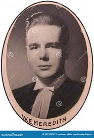 Photograph Of William Ralph Meredith (1916-2005) Stock Image