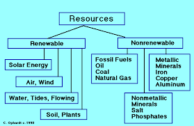 examples of natural resources ch 16 2 human activities