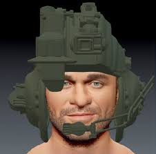 3D Print Model Aliens Colonial Marine Dropship Pilot UD-4 Cheyenne USCM  Helmet File Cosplay Replica Spunkmeyer