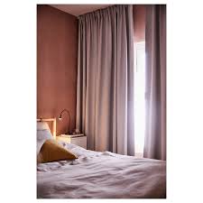 Majgull Room Darkening Curtains 1 Pair Light Gray 57x98 Ikea Living Room Decor Curtains Room Darkening Curtains Apartment Room