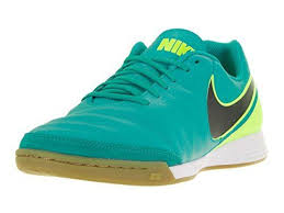 Nike Mens Tiempo Genio Ii Leather Indoor Clear Jadeblackvolt Soccer Shoes 12a Click On The Image For Additional Details This Soccer Shoes Nike Men Nike