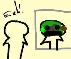 If you just want to play this on an acoustic with open chords, here they are. Sometimes I Give Myself The Creeps Drawception