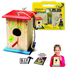 I changed a few things about your plans but not too much. Stanley Jr Diy Bird House Kit For Kids And Adults Easy Assembly Paint A Birdhouse Wooden Birdhouse Paint Brushes Included Educational Toys Planet