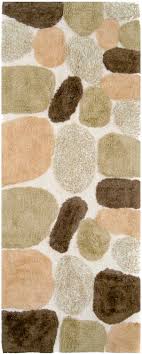 Buy bathroom rugs and get the best deals at the lowest prices on ebay! Chesapeake Pebbles Khaki Bath Rug Runner 24 X 60 Walmart Com Walmart Com