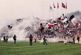 All'incontro hanno assistito circa 60 000 spettatori. Maggio 1984 Curva Filadelfia