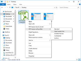 Right Click On Your Documents And Images To Create Pdfs In File Explorer Digital Signing Documents Pdf