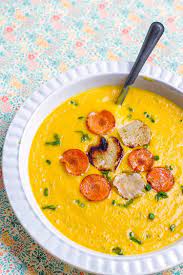 Nourishing Jerusalem Artichoke Carrot Soup Recipe Carrot Soup Recipes Jerusalem Artichoke Recipe Artichoke Recipes