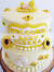 Round Buttercream Sunflower Cake