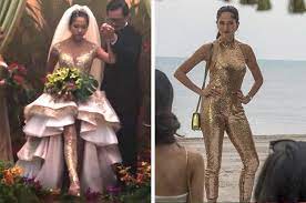 26 Curiosidades Dos Bastidores De Podres De Ricos Que Voce Provavelmente Nao Sabia Wedding Dresses Asian Wedding Dress Gold Wedding Dress
