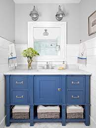 After the cleaning is done and the hardware and doors are off, paint once the paint is dry and you have used the finishing pad, you will seal the cabinet. How To Paint Bathroom Cabinets Better Homes Gardens