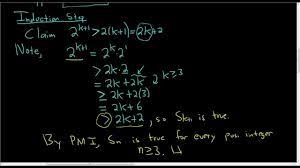 Principle Of Mathematical Induction Inequality Proof Video Mathematical Induction Maths Exam Math Videos