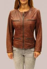 Blouson pas cher femme taille fr 44 livraison gratuite. Blouson En Cuir Lpb Femme Marron Birdy Revacuir