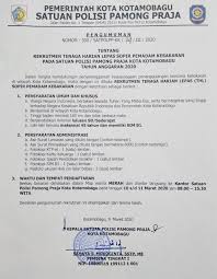 Lowongan kerja service engineer terbaru di cikarang pt prastiwahyu tunas engineering lowongan kerja service engineer , terbaru. Rekrutmen Tenaga Harian Lepas Satpol Pp Dan Damkar Kotamobagu Minimal Sd Bulan Maret 2020 Rekrutmen Lowongan Kerja Bulan Mei 2021