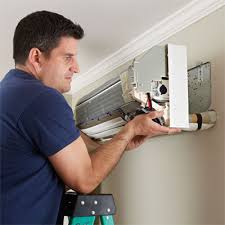 The indoor unit contains evaporator coils cooled with refrigerant. Ductless Mini Split Ac King Arthur Plumbing Nj Plumber Heating Air Conditioning New Jersey Hvac Sewer
