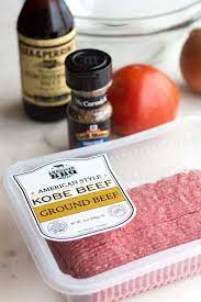 Ingredients For A Low Carb Steakhouse Burger American Style Kobe Ground Beef Worcestershire Sauce Steakhouse Burger Recipe Burger Recipes Steakhouse Burger