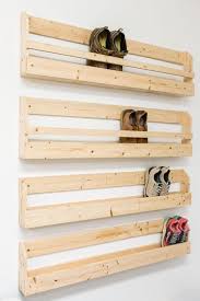 Diy Wooden Shoe Rack Wall Mounted