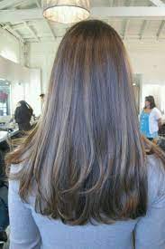 Straighten the hair with a flat iron and finish with a hair oil for added shine and smoothness. Pinterest Melanie Escobedo Hair Styles Long Hair Styles Long Straight Hair