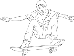 Chipmunk coloring pages to print coloring home. Skateboarding Coloring Pages