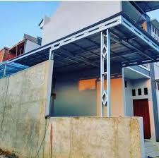 Ada banyak alasan pemilik hunian mempercayakan rangka kanopi kepada bahan baja ringan. Kanopi Baja Ringan Spandek Dan Alderon Rs Konstruksi Dan Taman 790068158