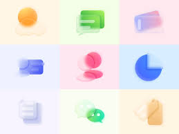 This is a great template for creating icons in figma. Frosted Glass Icons Free Figma Resource Figma Elements