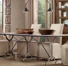 72 Factory Zinc Cast Iron Rectangular Dining Table Table A Manger Metal Table A Repasser Table Salle A Manger