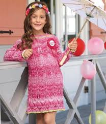 вязаное платье спицами на девочку 3 4 лет схемы Azhurnoe Plate Dlya Devochki Spicami 5 Let