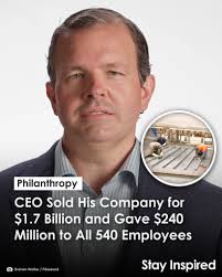 When Graham Walker sold his family company Fibrebond for $1.7 billion, he  made a promise that stunned everyone. He set aside $240 million from the  sale to give directly to his 540