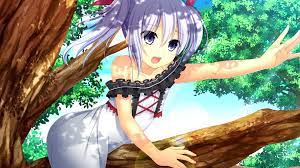 How to draw anime eyes step by step | slow tutorial for beginners (no time lapse). Wallpaper Trees Looking Away Long Hair White Hair Anime Girls Blue Eyes Summer Twintails Jungle Mythology Shirakawa Hotaru Otonari Koi Sensou Screenshot 1920x1080 Maharaj 55602 Hd Wallpapers Wallhere