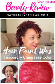 Hair Paint Wax My Latest Natural Hair Experiment Tutorial Video Hair Painting Hair Experiment Natural Hair Styles
