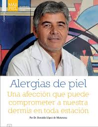 Dermamed Centro على X: "¿Sabías que las #alergias a la #piel se pueden  generar también en el verano? Así lo cuenta el Dr. Donaldo López de  Maturana en la Revista Más Piel.