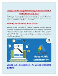 At first glance these programs seem similar, but. Google Ads Managment Service Company By Jitendra Kumar Issuu