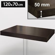 Poseur tables for bars, pubs, restaurants. Bistro Table Top 120 X 70 Cm Wenge Wood Catering Restaurant Wooden