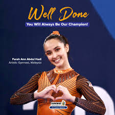 (athlete, 13 aug 2018) ; Farah Ann Abdul Hadi Farahannhadi Twitter