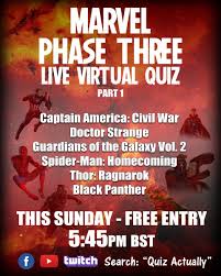 Are you ready for a challenge? Quiz Actually A Twitter This Sunday Quizactually Live Stream Marvel Trivia Quiz Free Entry Quizzes For Fun People Not Wannabe Einsteins Https T Co Nijraavpot Geek Marvel Marvelcinematicuniverse Marvelcomics Marvellegends Marvelstudios
