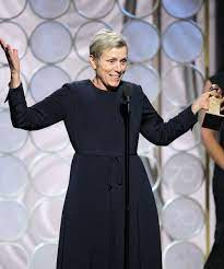 Inclusion rider. that's a very inside baseball term. Actress Frances Mcdormand Wont By Play Hollywood Rules