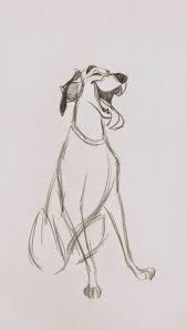 A Humble Professor Dog Sketch Disney Concept Art Dog Drawing