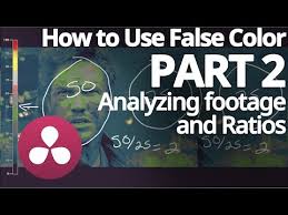 how to use false color analyzing footage and ratios part 2