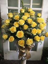 50th wedding anniversary flower is violet. Royal Gardens Flowers 50 Golden Yellow Roses For A 50th Golden Wedding Anniversary Yellowroses 50thanniversary Rosesvased Roses Facebook