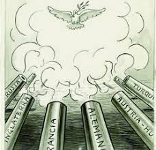 Resultado de imagen de primera guerra mundial caricatura