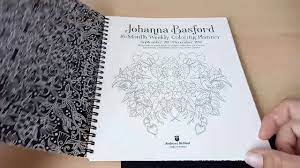 Published on jun 7, 2019. Johanna Basford 16 Month Weekly Coloring Planner Youtube